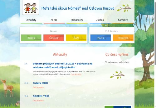 Zobrazit webové stránky MŠ Husova Náměšť nad Oslavou