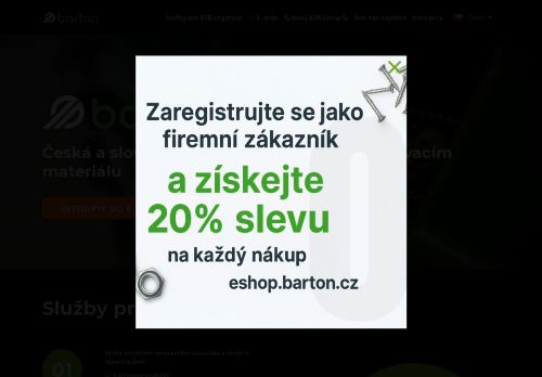 Zobrazit webové stránky Barton