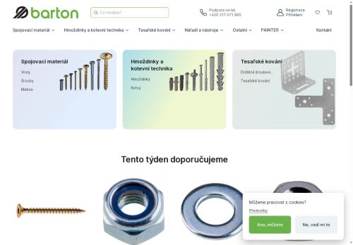 Zobrazit webové stránky Barton