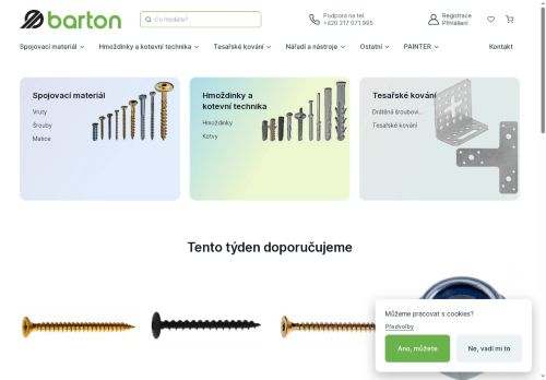 Zobrazit webové stránky Barton