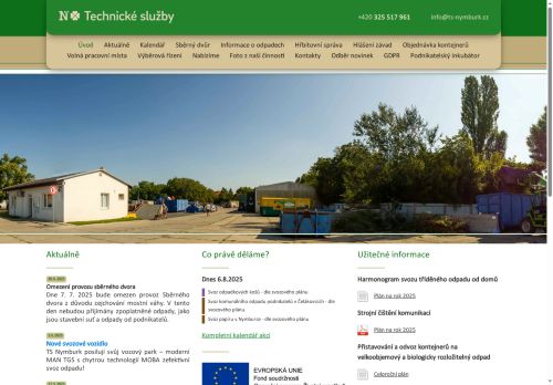 Zobrazit webové stránky Technické služby města Nymburka