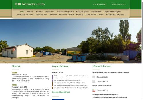 Zobrazit webové stránky Technické služby města Nymburka
