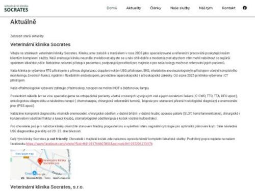 Veterinární klinika Socrates, s.r.o.