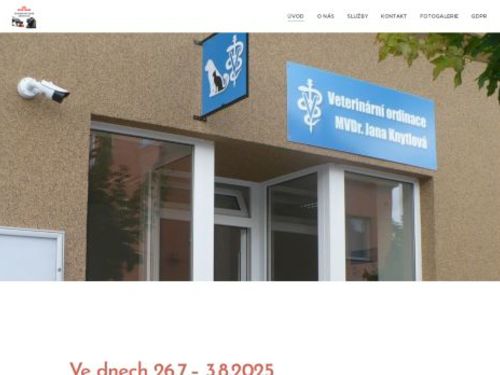 Veterinární ordinace - MVDr. Jana Knytlová
