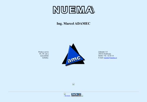 Zobrazit webové stránky NUEMA, spol. s r.o.