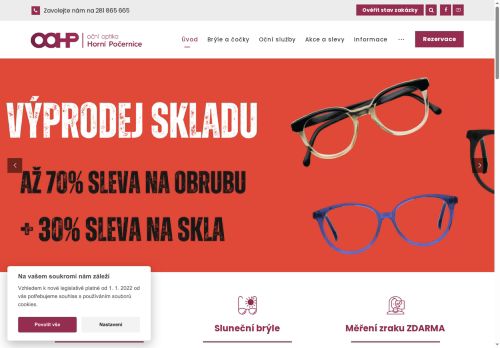 Zobrazit webové stránky Oční optika Nymburk