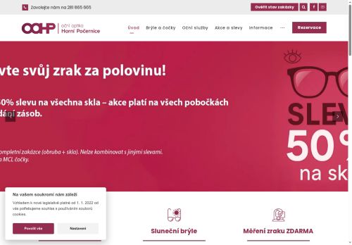 Zobrazit webové stránky Oční optika Poděbrady