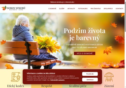 Domov Hostomice - Zátor, poskytovatel sociálních služeb nabízí práci na pozici Pracovníci přímé obslužné péče v oblasti pobytové péče v obci Hostomice