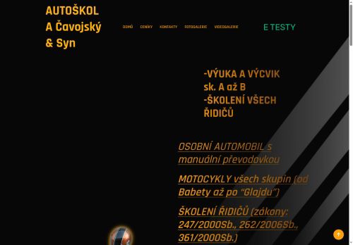 Zobrazit webové stránky Autoškola Petr Čavojský