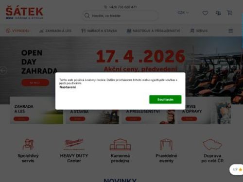 Nářadí a stroje Šátek, s.r.o.