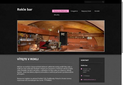 Zobrazit webové stránky Rokle bar