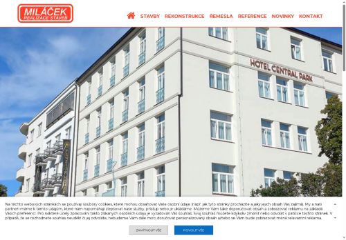 Zobrazit webové stránky Stavební firma Miláček