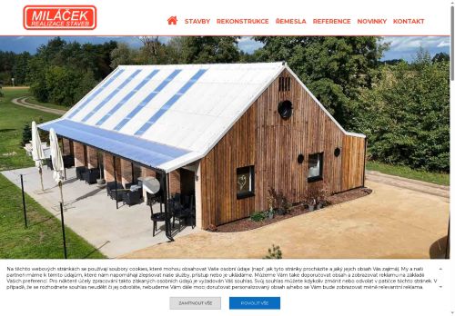 Zobrazit webové stránky Stavební firma Miláček