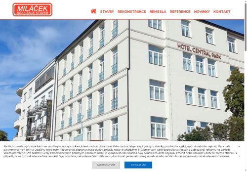 Zobrazit webové stránky Stavební firma Miláček