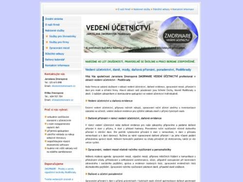 Jaroslava Zmorayová ZMORWARE - vedení účetnictví