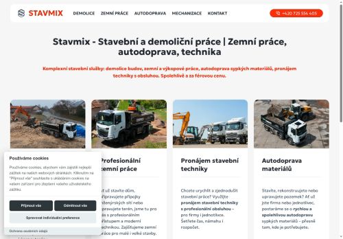 STAVMIX s.r.o. nabízí práci na pozici Řidič/ka s oprávněním C nebo C+E v obci Kladno