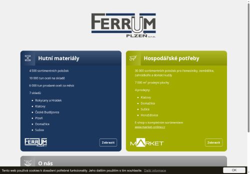 Zobrazit webové stránky Ferrum Plzeň