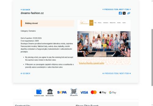 Zobrazit webové stránky Boutique Dreams
