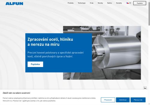 ALFUN a.s. nabízí práci na pozici Dělník/dělnice expedice v obci Radonice