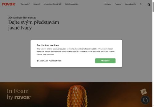 Zobrazit webové stránky RAVAK showroom Příbram