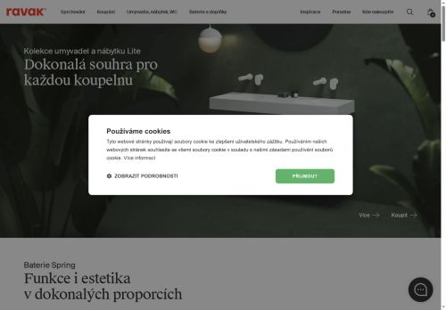 Zobrazit webové stránky RAVAK showroom Příbram