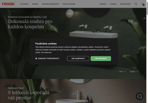 Zobrazit webové stránky RAVAK showroom Příbram