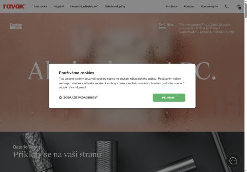 Zobrazit webové stránky RAVAK showroom Příbram