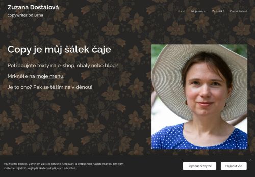 Zobrazit webové stránky Copywriting – Mgr. Zuzana Dostálová