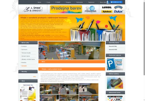 Zobrazit webové stránky Barvy-laky Špína a synové spol. s.r.o.