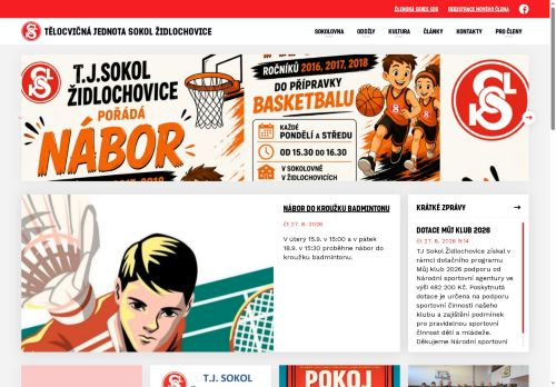 Zobrazit webové stránky T.J. Sokol Židlochovice