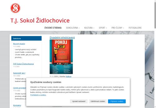 Zobrazit webové stránky T.J. Sokol Židlochovice