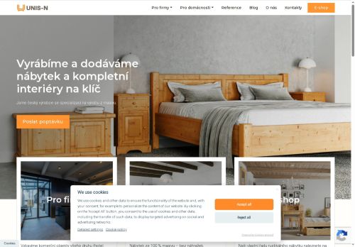 Zobrazit webové stránky UNIS-N stylový nábytek