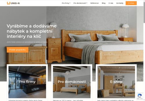 Zobrazit webové stránky UNIS-N stylový nábytek