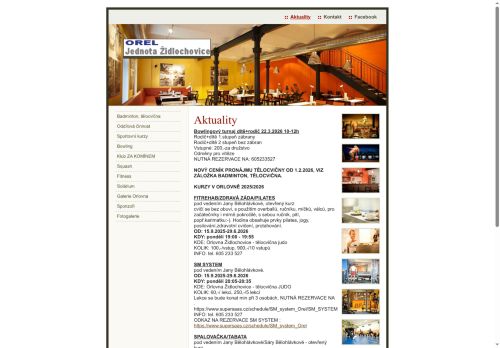 Zobrazit webové stránky Orel jednota Židlochovice