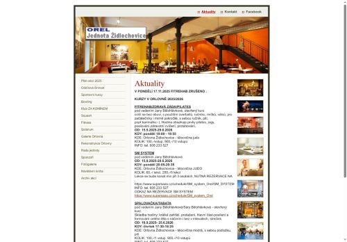 Zobrazit webové stránky Orel jednota Židlochovice