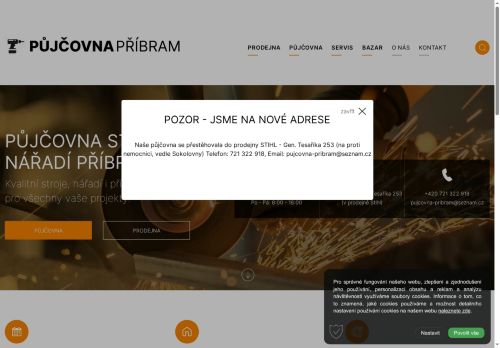 Zobrazit webové stránky Půjčovna Příbram