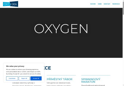 Zobrazit webové stránky Sportklub Oxygen