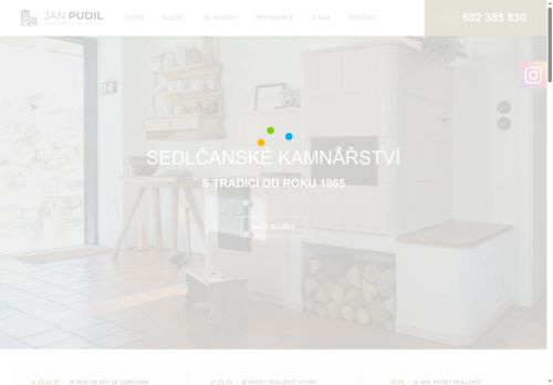 Zobrazit webové stránky Kamnářství Jan Pudil
