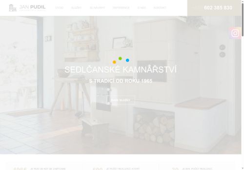 Zobrazit webové stránky Kamnářství Jan Pudil