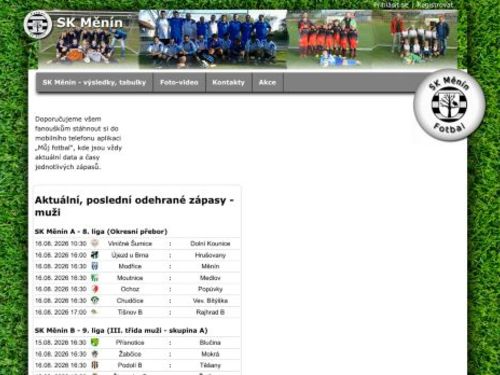 Sportovní fotbalový klub SK Měnín