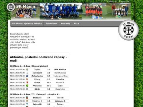 Sportovní fotbalový klub SK Měnín