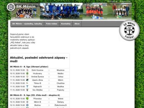 Sportovní fotbalový klub SK Měnín