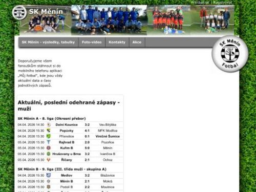 Sportovní fotbalový klub SK Měnín