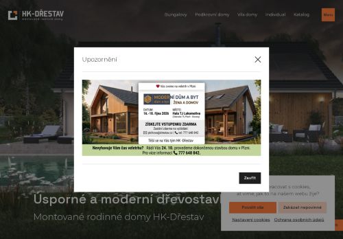 Zobrazit webové stránky HK-DŘEVSTAV - montované rodinné domy