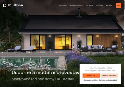 Zobrazit webové stránky HK-DŘEVSTAV - montované rodinné domy
