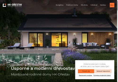 Zobrazit webové stránky HK-DŘEVSTAV - montované rodinné domy