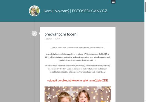 Zobrazit webové stránky Kamil Novotný FOTO