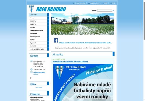 Zobrazit webové stránky Rafk, o. s.