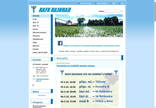 Zobrazit webové stránky Rafk, o. s.