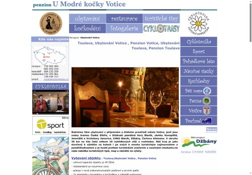 Zobrazit webové stránky Penzion U Modré kočky Votice
